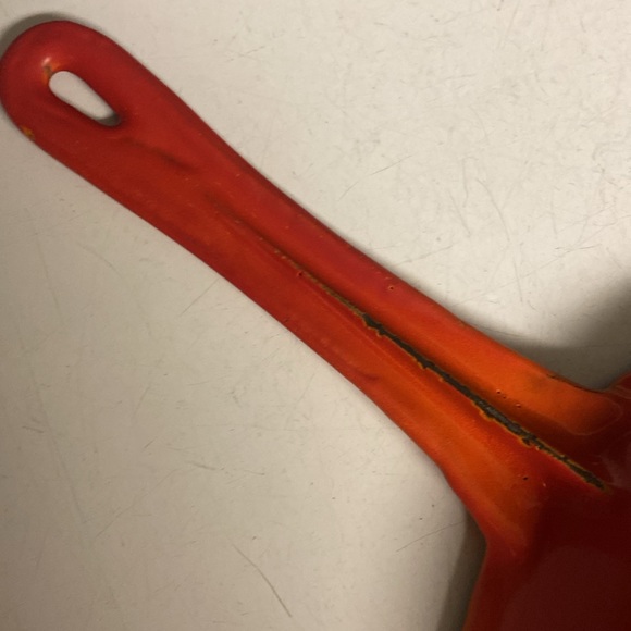 Descoware Flame 7” Nonstick Enamelware Skillet Pan 81-C FE Belgium - Picture 13 of 17